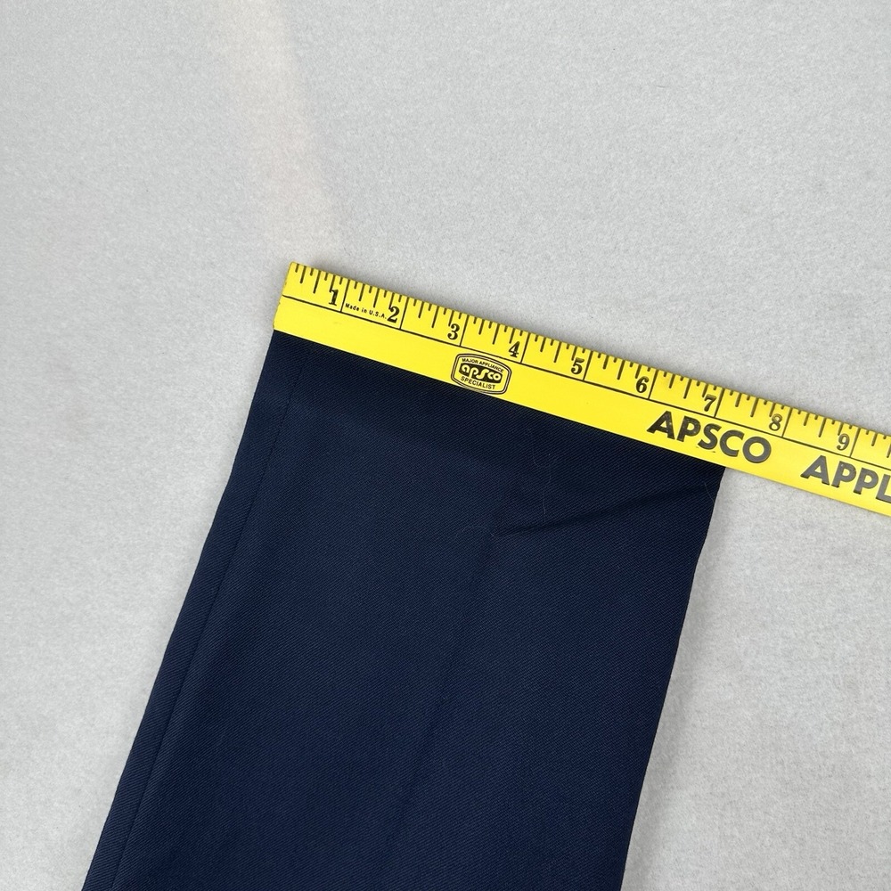 VTG Pendleton Dress Slacks Womens Size 10 Blue Virgin Wool Pants USA - Picture 7 of 7